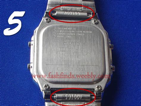 difference of casio watch original and fake casio watch|how to check for casio watch.